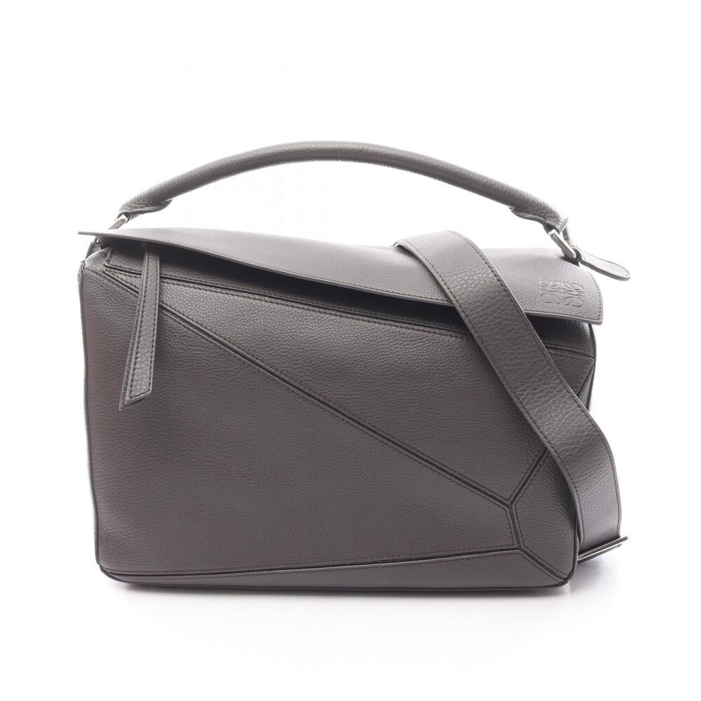 Loewe PUZZLE Bag Handbag Leather Gray